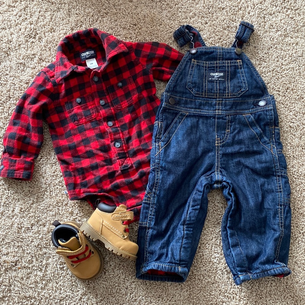 Oshkosh Bgosh overall outfit